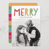 Joyeux Carte photo de vacances (Devant / Derrière)