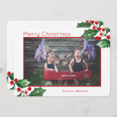 Joyeux Carte photo de vacances (Devant / Derrière)