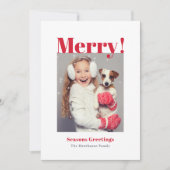 Joyeux Carte photo de vacances (Devant)