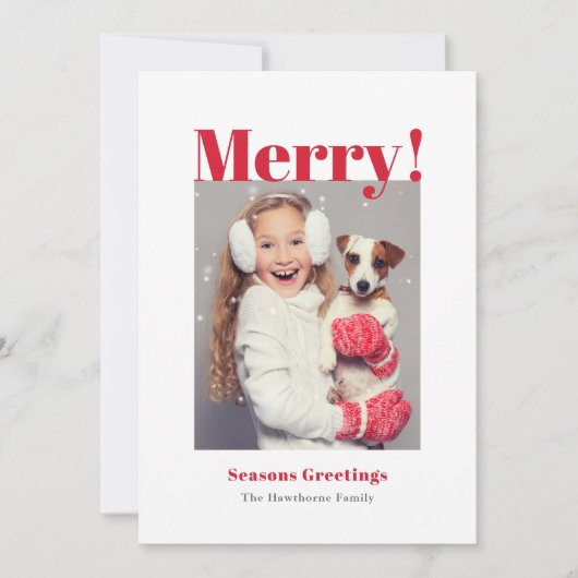 Joyeux Carte photo de vacances (Devant)