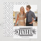 Joyeux ! | Carte photo de vacances (Devant / Derrière)