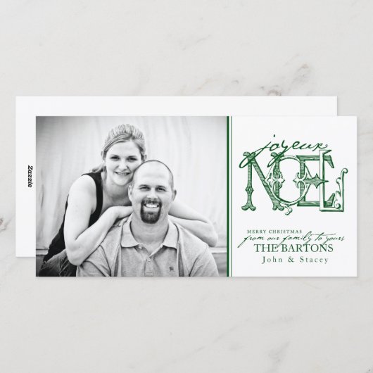 Joyeux Carte photo de vacances (Devant / Derrière)