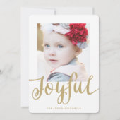 Joyeux | Carte photo de vacances (Devant)