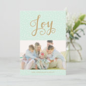 Joyeux | Carte photo de vacances (Debout devant)