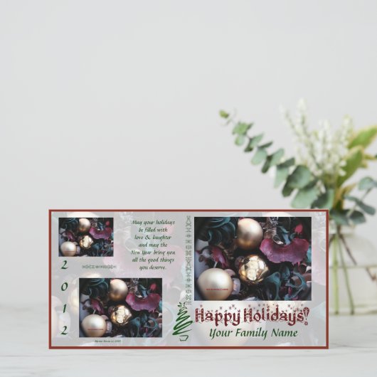 Joyeux Carte photo de vacances (3) - Utiliser vos  (Debout devant)