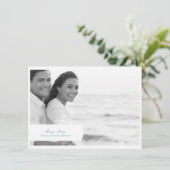 Joyeux Carte photo de vacances classique (Debout devant)