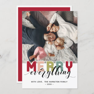 Joyeux Carte photo de vacances coloré