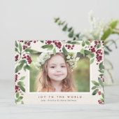 Joyeux carte photo de vacances des brins | (Debout devant)