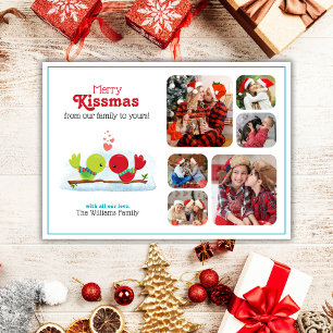 Joyeux Carte photo de vacances Kissmas