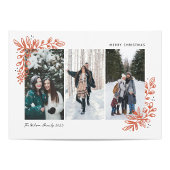 Joyeux Carte photo de vacances Trio