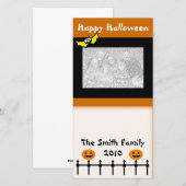 Joyeux Carte photo des salutations Halloween (Devant / Derrière)