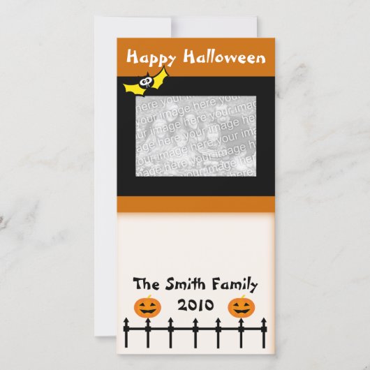 Joyeux Carte photo des salutations Halloween (Devant)