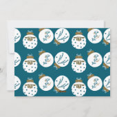 Joyeux Carte photo d'ornement de Noël (Dos)