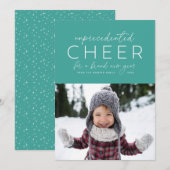 Joyeux carte photo du Nouvel An 2021 sans précéden (Devant / Derrière)