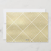 Joyeux Carte photo du Nouvel An Gold Script (Dos)