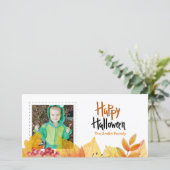 Joyeux Carte photo Halloween (Debout devant)