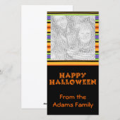 Joyeux Carte photo Halloween (Devant / Derrière)