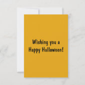 Joyeux Carte photo Halloween (Dos)