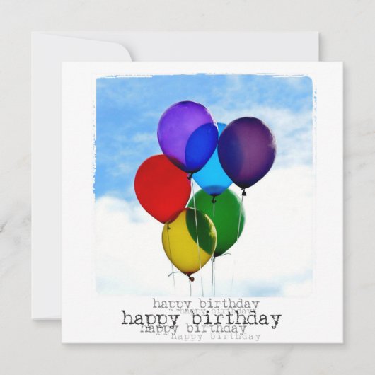 Joyeux Carte photo plat d'anniversaire (Devant)