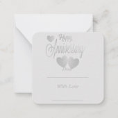 Joyeux Carte pour notes d'anniversaire (Dos)