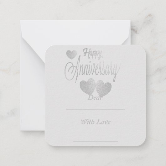 Joyeux Carte pour notes d'anniversaire (Dos)