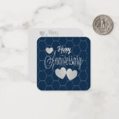 Joyeux Carte pour notes d'anniversaire (Devant/Arrière en situation)