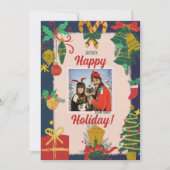 Joyeux Cartes de fin de année de photos de Noël (Devant)