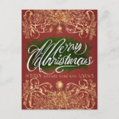 joyeux cartes d'invitation noël (Devant)