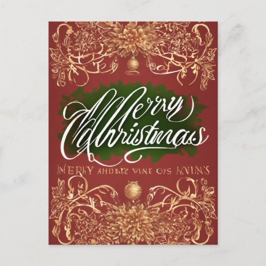 joyeux cartes d'invitation noël (Devant)