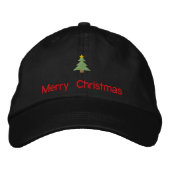 Joyeux Casquette brodé de Noël (Devant)