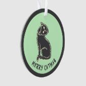 Joyeux Catmas Éffrayant Chat Noël (devant)