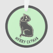 Joyeux Catmas Éffrayant Chat Noël (devant)