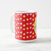 Joyeux Chanukah/Hanoukka PETS Red Mug (Devant gauche)