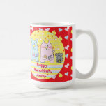 Joyeux Chanukah/Hanoukka PETS Red Mug<br><div class="desc">Joyeux Chanukah/Hanoukka PETS, Mug rouge pour Chanukah/Hanoukka cadeau. Supprimez "Happy Hanoukka, Avery !" et remplacez par vos mots. Customisez en utilisant votre style de police, taille, couleur et libellé préférés pour personnaliser votre tasse! Pour plus de plaisir, ajoutez des dreidels et de la gélule de chocolat d'or à la tasse,...</div>