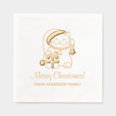 Joyeux chat de Noël de la famille (Recto)