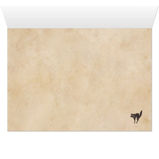 Joyeux chats d'Halloween (Intérieur Horizontal (Bas))