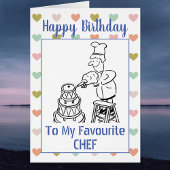 Joyeux chef d'anniversaire