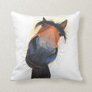 Joyeux Cheval ' Joyeux Dave ' Coussin à oreiller