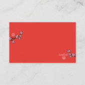 Joyeux Chien assis Cartes de visite (Dos)