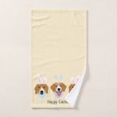 Joyeux Chiens Beagles de Pâques (Serviette à main)