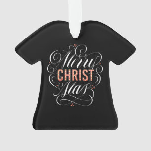 Joyeux CHRISTmas Christian Calligraphie Jésus Chri