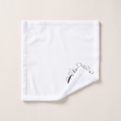 Joyeux CHRISTmas Christian Calligraphie Script (Gant de toilette)