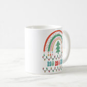 Joyeux chritmas hoho arc-en-ciel tasse de café (Devant droit)