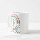 Joyeux chritmas hoho arc-en-ciel tasse de café (Devant gauche)