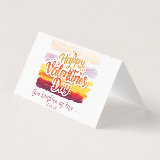 Joyeux Citation du jour des Valentines (Front)