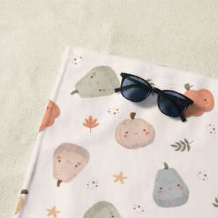 Joyeux Citrouille Motif - Serviette de plage