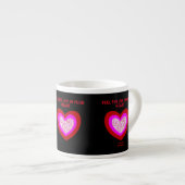 Joyeux Coeur Espresso Mug (Devant droit)