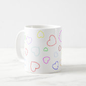 Joyeux Coeur Joueur Et Coloré Mug (Devant gauche)