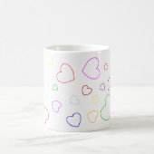 Joyeux Coeur Joueur Et Coloré Mug (Centre)