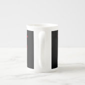 Joyeux coeur os Chine Mug (Dos)